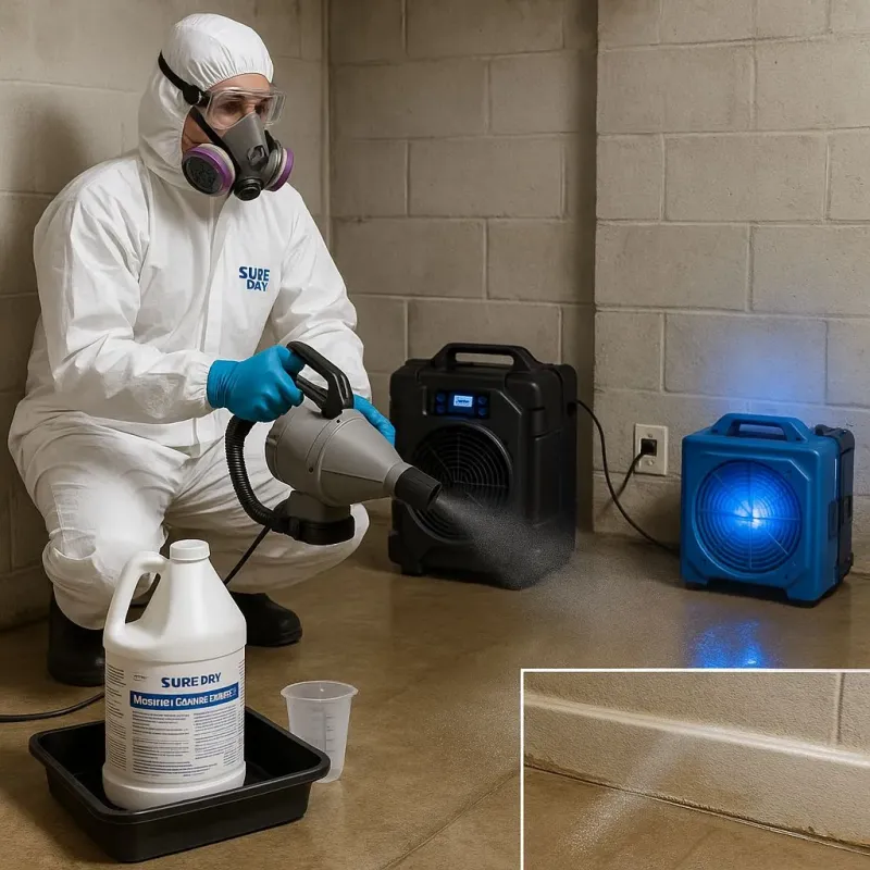 Sanitization and Odor Removal process in Leicester, VT